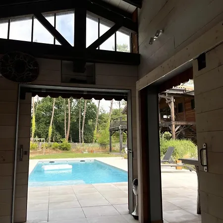 빌라 Canopee - Deck, Heated Pool And Pines 비엘-생-지롱