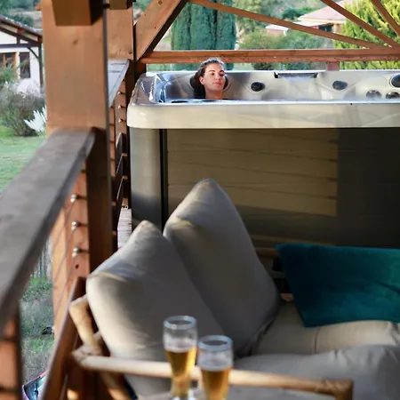 빌라 Canopee - Deck, Heated Pool And Pines 비엘-생-지롱